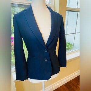 Tahari blazer. Navy blue. Size 0. Great condition.